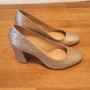 Women’s gold heels